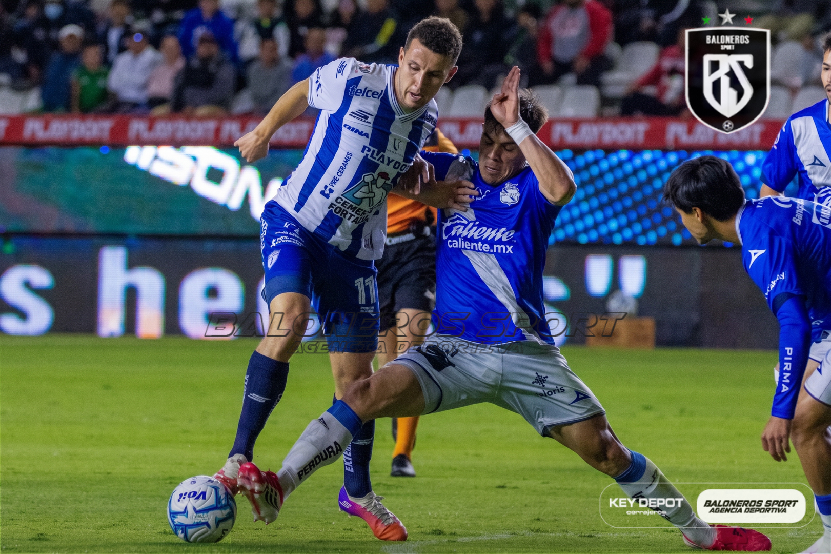 Puebla se impone 3-2 al Pachuca con gol en el tiempo de compensación